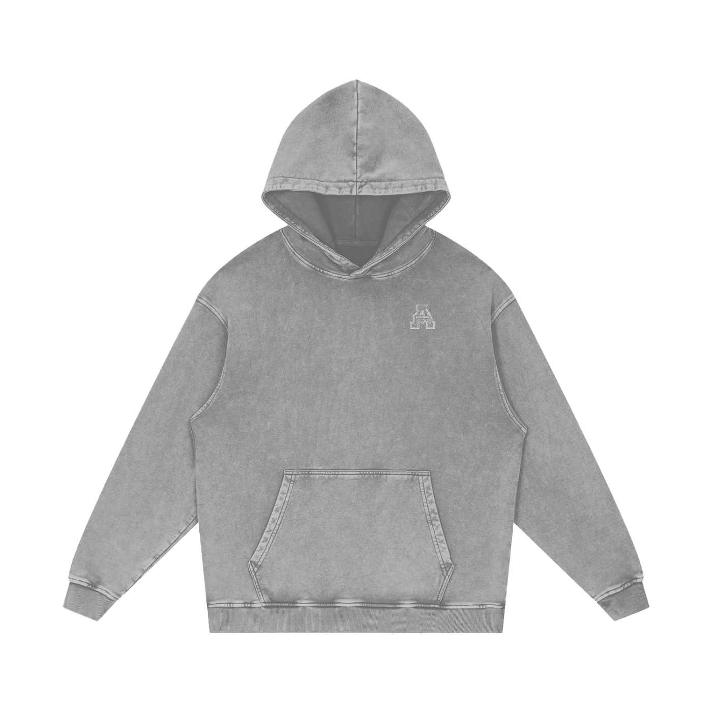 Allysinz Acid Wash Oversize Hoodie