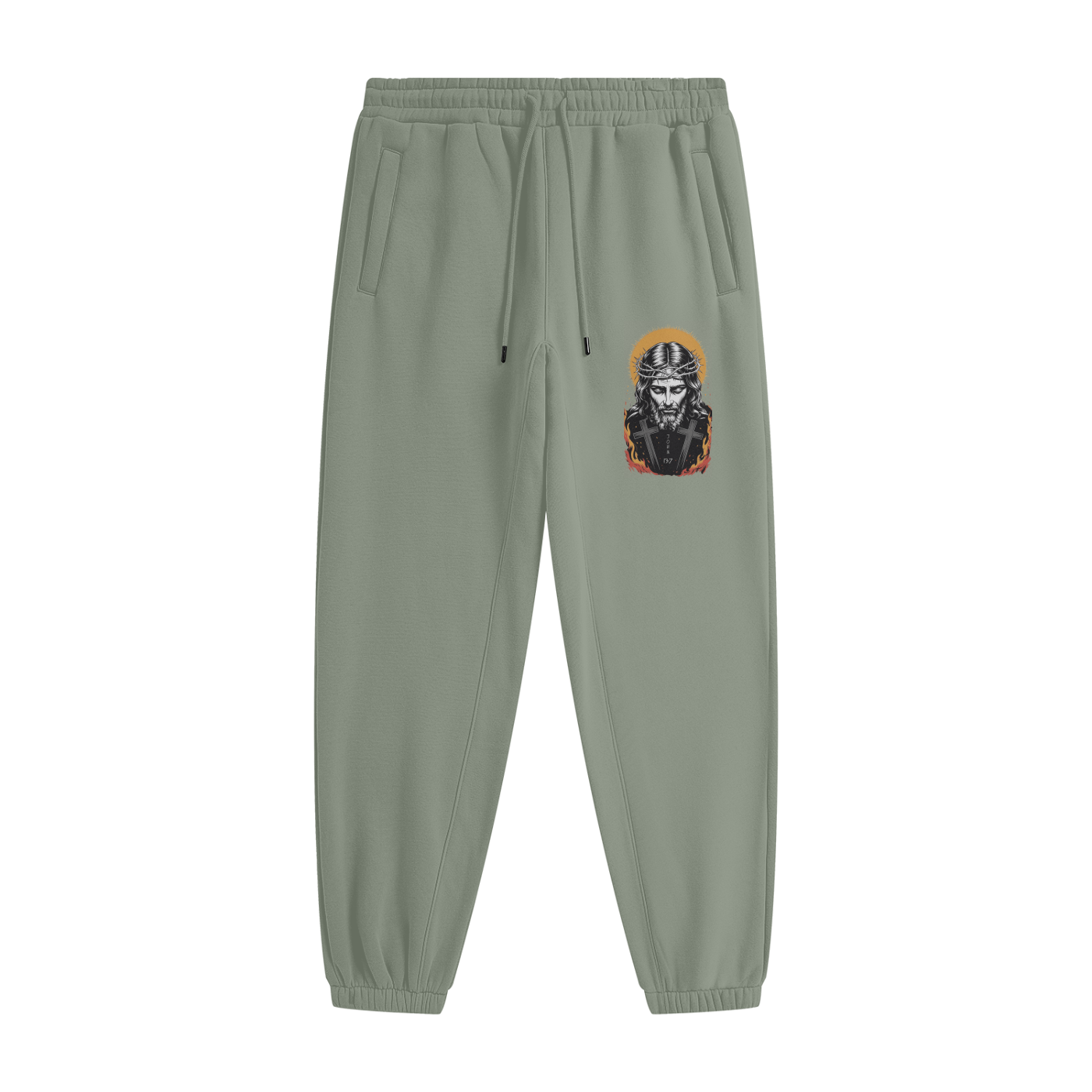 Jesus is King Unisex Fleece Joggers
