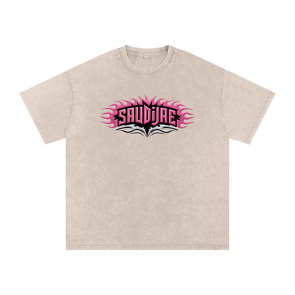 SaudiJae Acid Wash Oversize T-Shirt