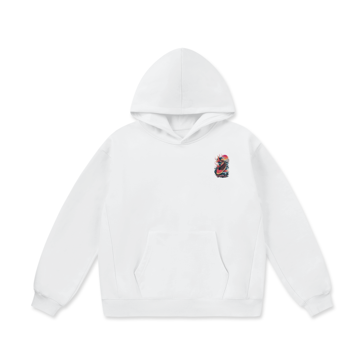 Dimple Oversize Heavyweight Fleece Hoodie