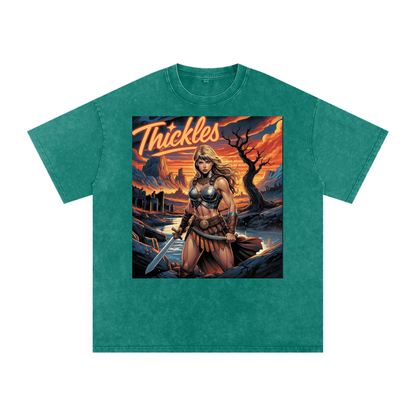 Thickles Acid Wash Oversize T-Shirt