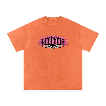 SaudiJae Acid Wash Oversize T-Shirt