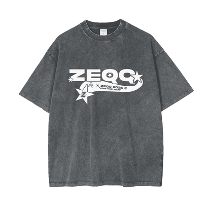 Join The War by Zeqq Oversize Snow Washed T-Shirt