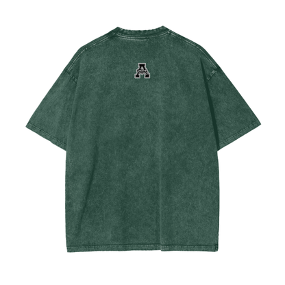 Aonaran Graphic Acid Wash Oversize T-Shirt