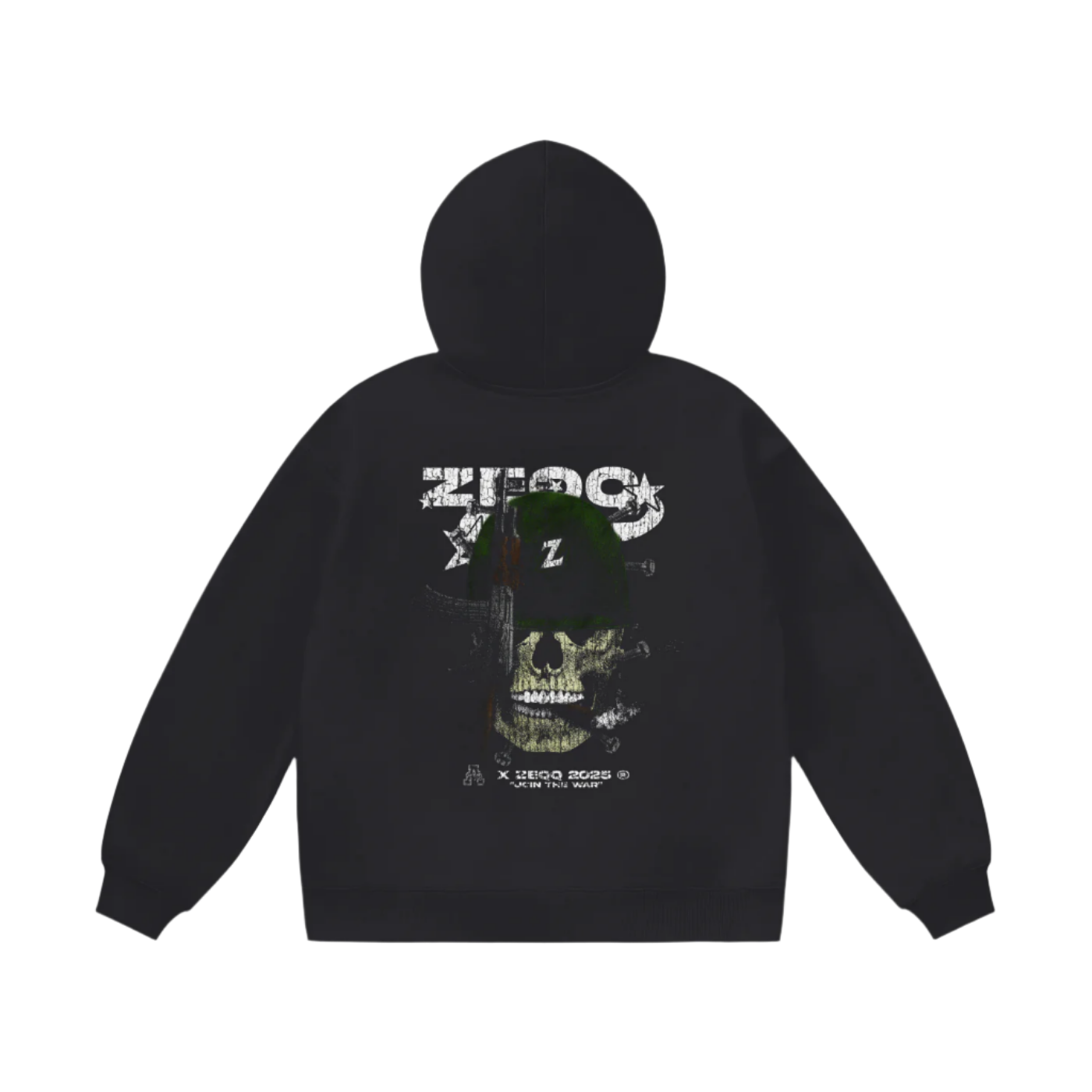 Join The War by Zeqq Oversize Heavyweight Fleece Hoodie