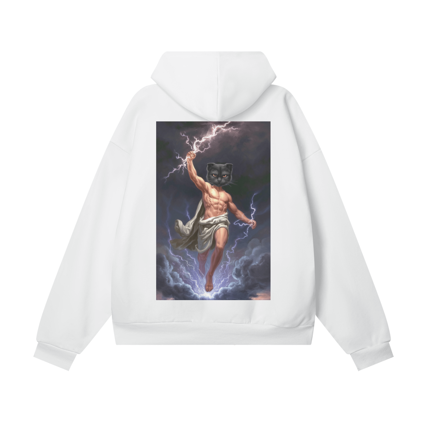 ThunderBuddies Oversize Heavyweight Hidden Pocket Fleece Hoodie
