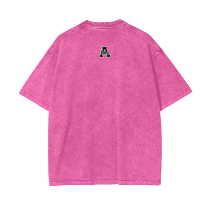 Aonaran Graphic Acid Wash Oversize T-Shirt