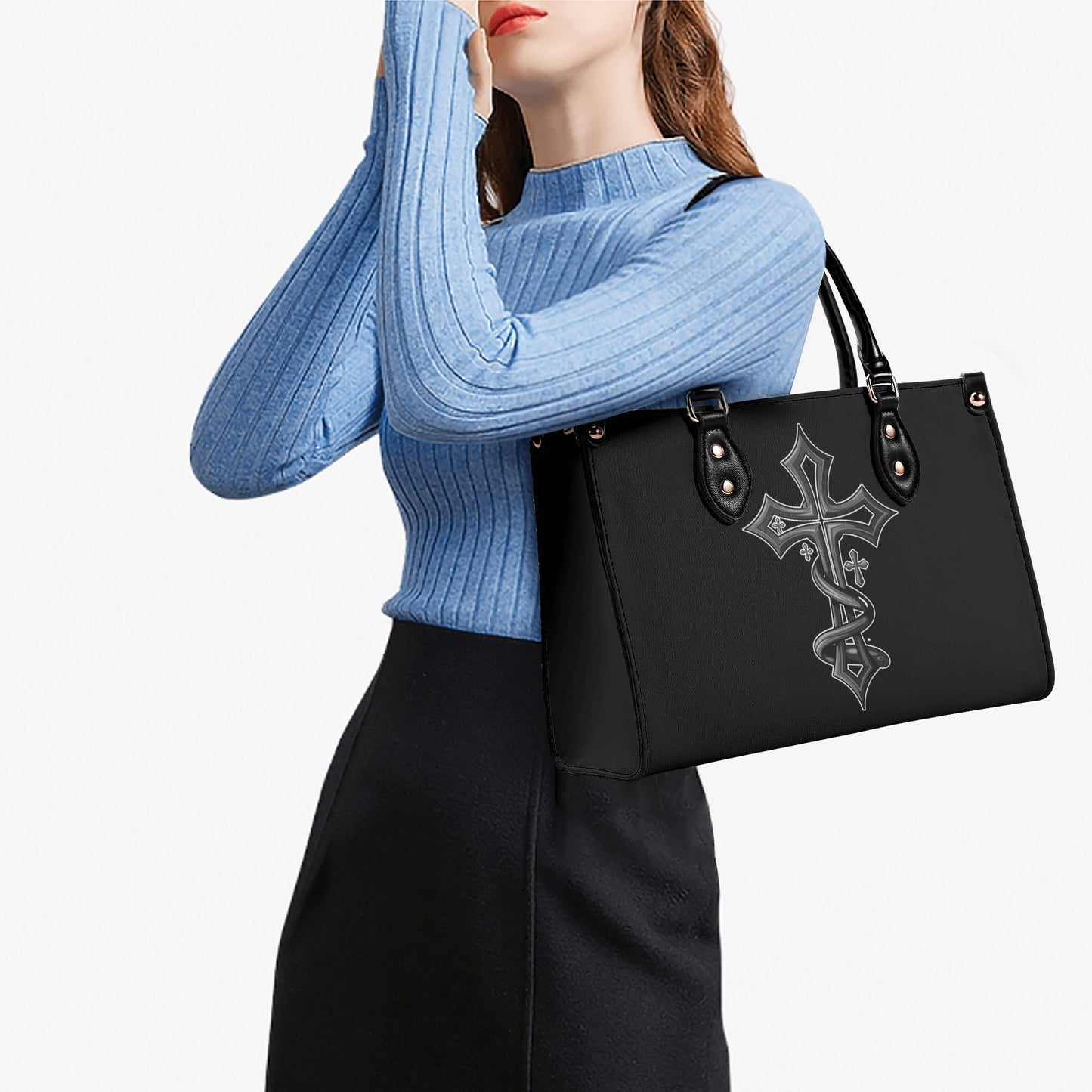 Aonaran Clean Slate Leather Handbag