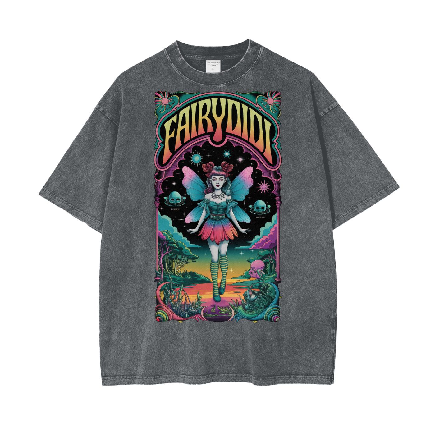 FairyDIDI Oversize Snow Washed T-Shirt