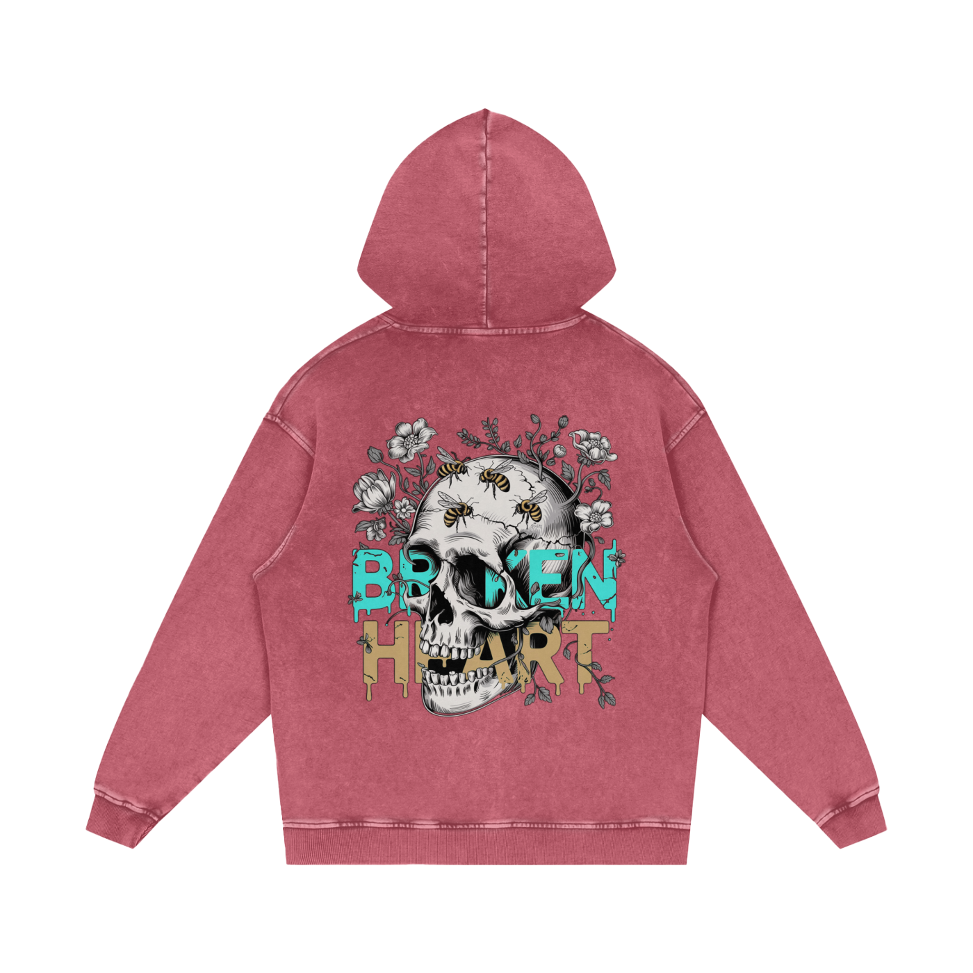 Aonaran 1 OFF Acid Wash Oversize Hoodie