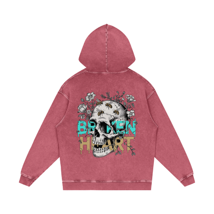 Aonaran 1 OFF Acid Wash Oversize Hoodie