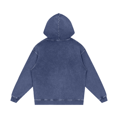 SaudiJae Acid Wash Oversize Hoodie