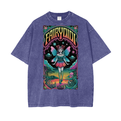 FairyDIDI Oversize Snow Washed T-Shirt