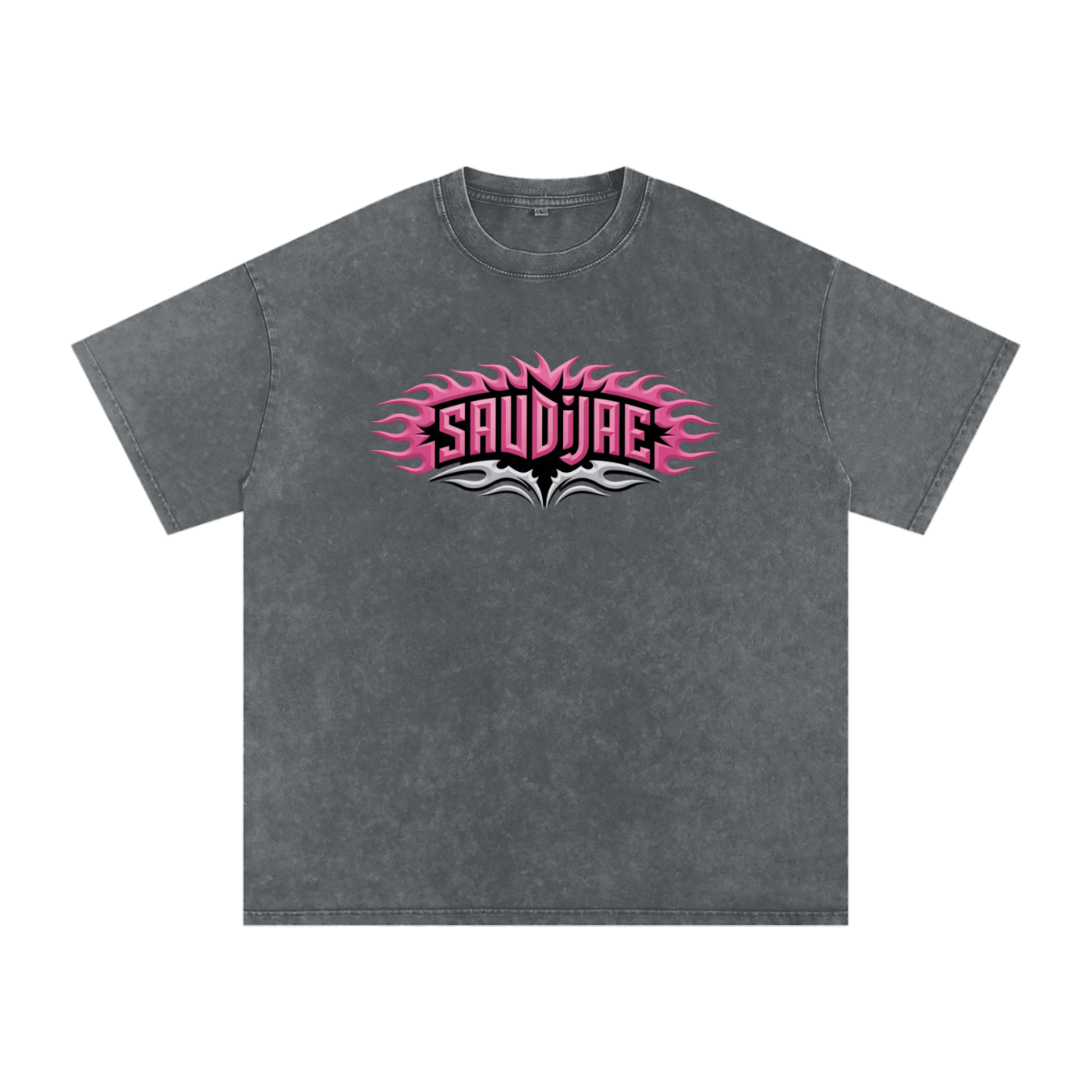 SaudiJae Acid Wash Oversize T-Shirt