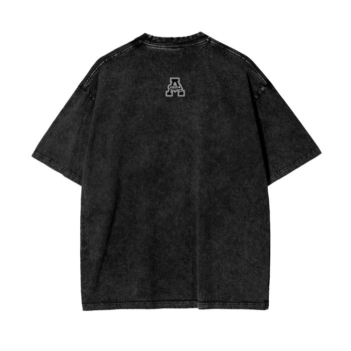 Aonaran Graphic Acid Wash Oversize T-Shirt