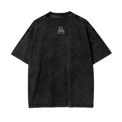Aonaran Graphic Acid Wash Oversize T-Shirt