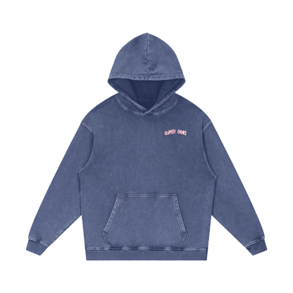 Clumzy Chubz Acid Wash Oversize Hoodie