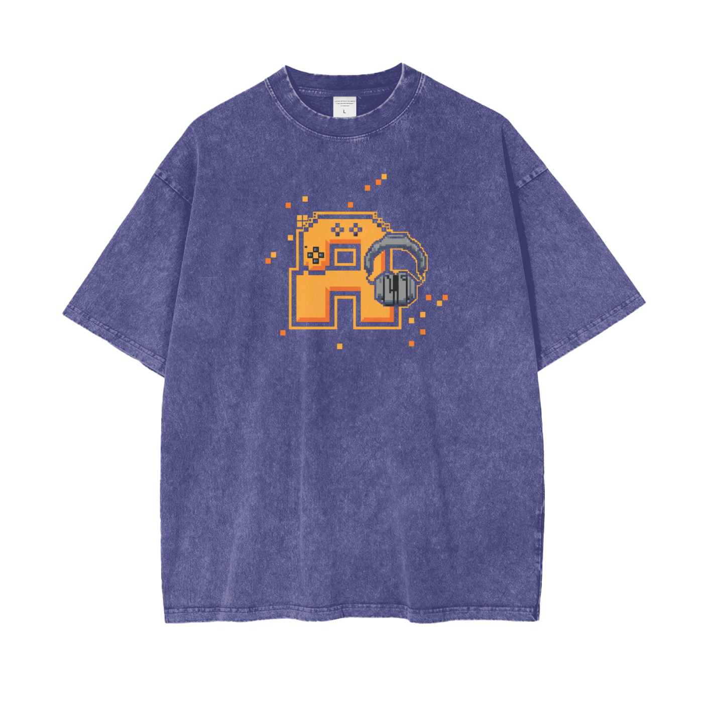 Aonaran Graphic Acid Wash Oversize T-Shirt
