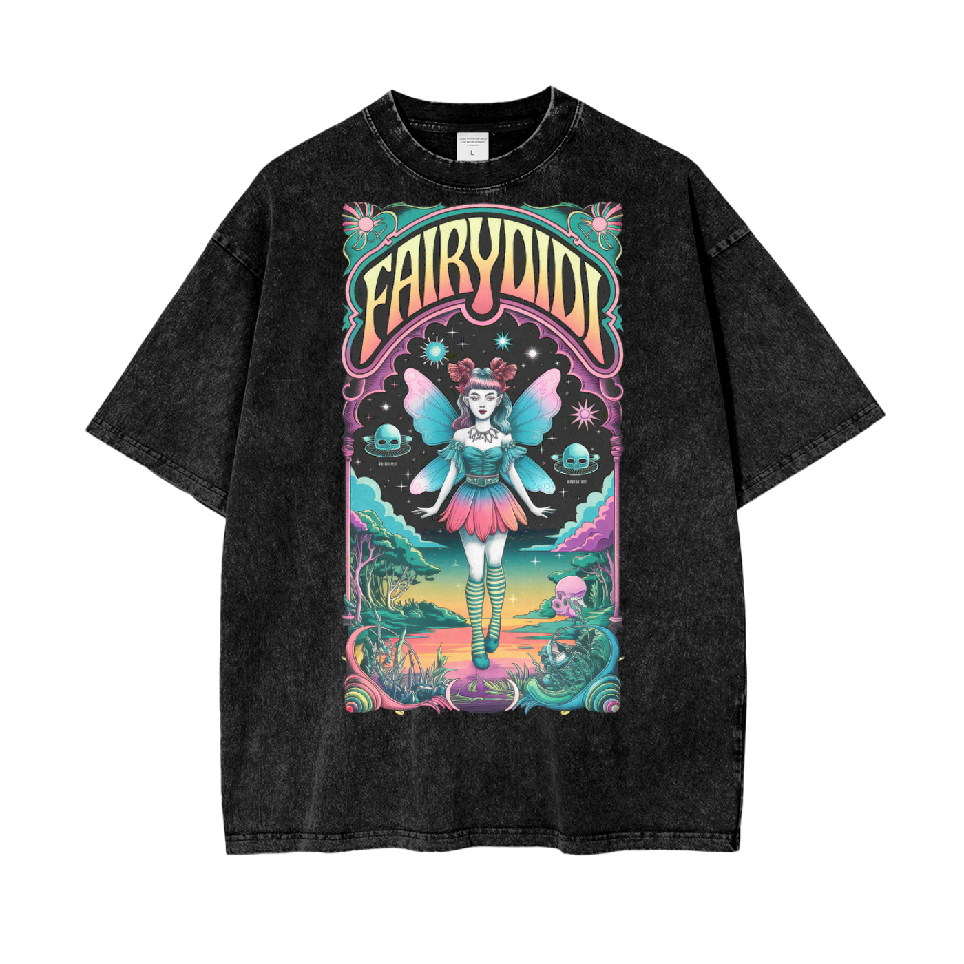 FairyDIDI Oversize Snow Washed T-Shirt