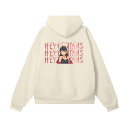 HeyItzMiks Oversize Heavyweight Hidden Pocket Fleece Hoodie