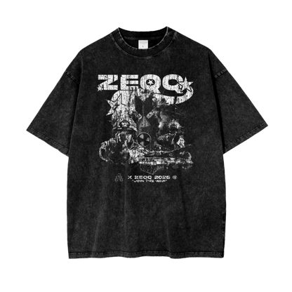 Join The War by Zeqq Oversize Snow Washed T-Shirt