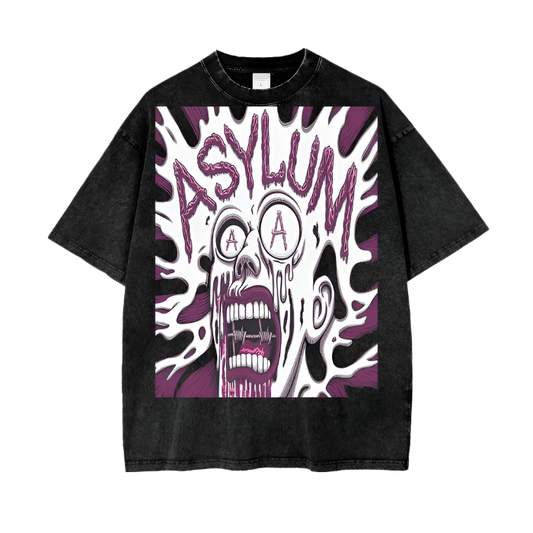 Aonaran Asylum Oversize Snow Washed T-Shirt