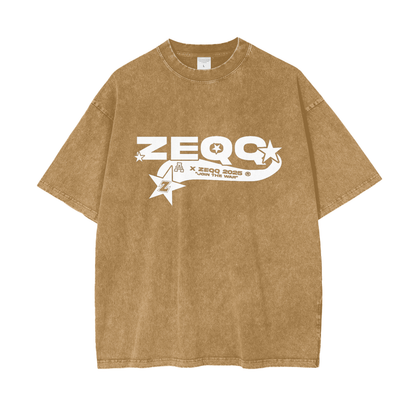 Join The War by Zeqq Oversize Snow Washed T-Shirt