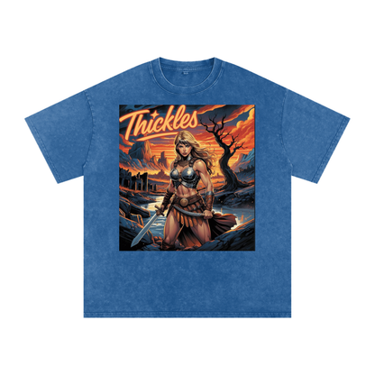 Thickles Acid Wash Oversize T-Shirt