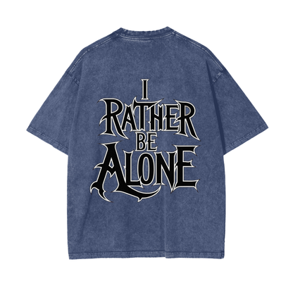 Aonaran Graphic Acid Wash Oversize T-Shirt