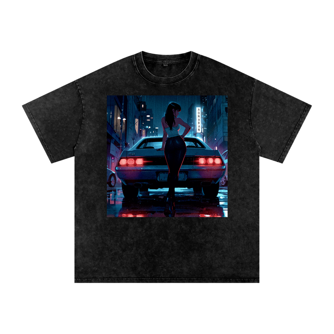 Aonaran 1 OFF Acid Wash Oversize T-Shirt