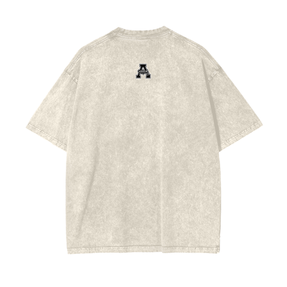 Aonaran Graphic Acid Wash Oversize T-Shirt