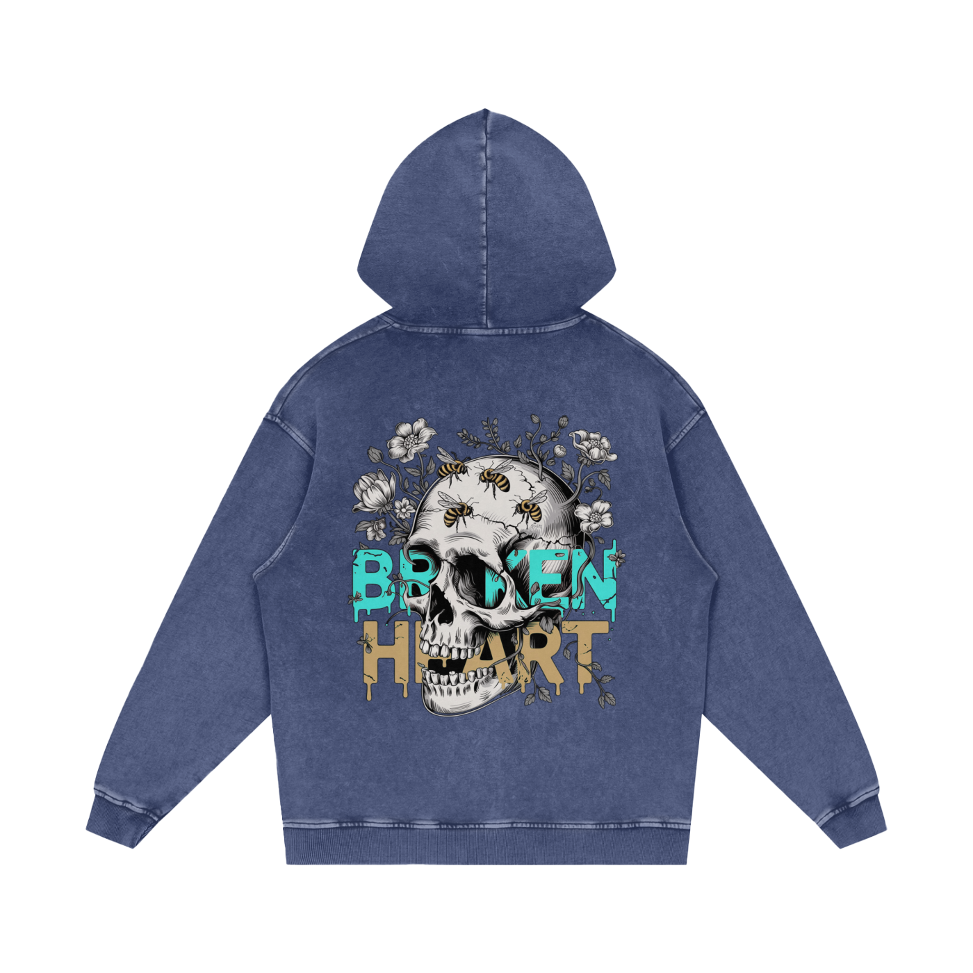 Aonaran 1 OFF Acid Wash Oversize Hoodie