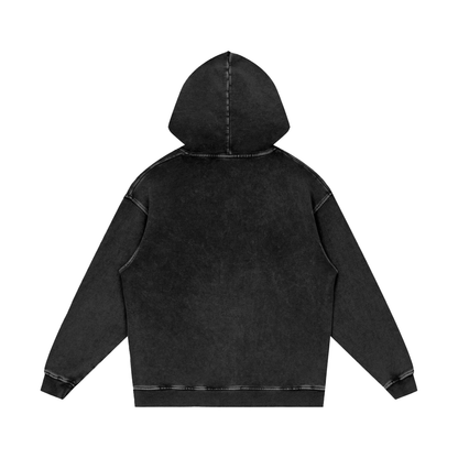 SaudiJae Acid Wash Oversize Hoodie