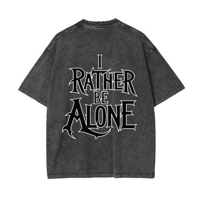 Aonaran Graphic Acid Wash Oversize T-Shirt