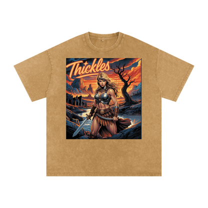 Thickles Acid Wash Oversize T-Shirt