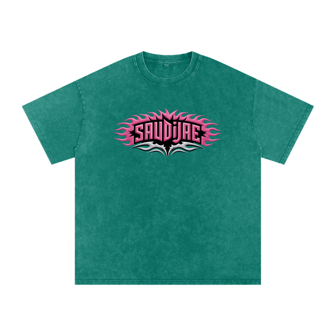 SaudiJae Acid Wash Oversize T-Shirt