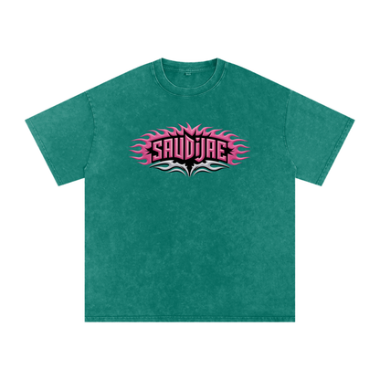 SaudiJae Acid Wash Oversize T-Shirt