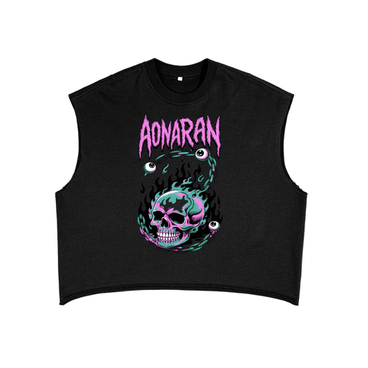 Aonaran 1 OFF French Terry Boxy Tank Top