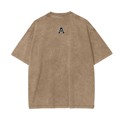 Aonaran Graphic Acid Wash Oversize T-Shirt