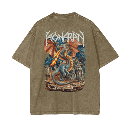 Aonaran Reversed Oversize Snow Washed T-Shirt