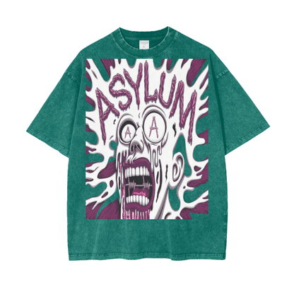 Aonaran Asylum Oversize Snow Washed T-Shirt