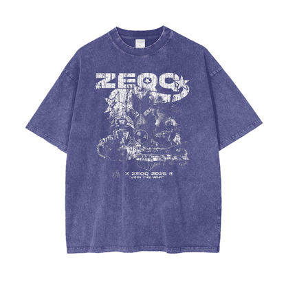 Join The War by Zeqq Oversize Snow Washed T-Shirt