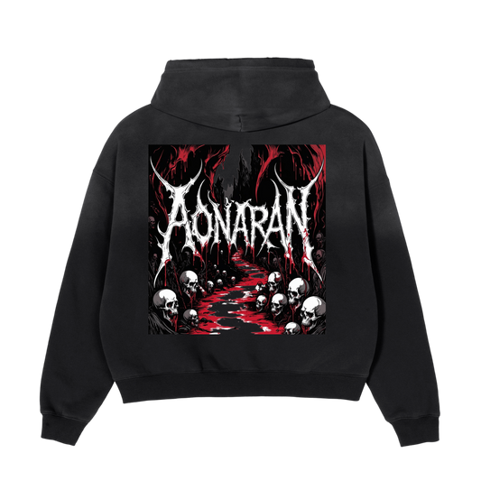 Aonaran 1 OFF Frayed Sunfade Boxy Hoodie