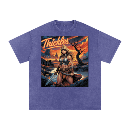 Thickles Acid Wash Oversize T-Shirt
