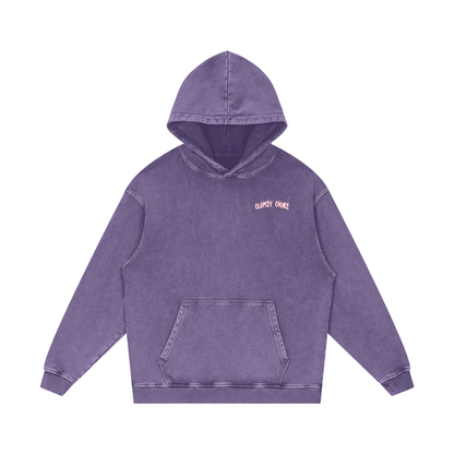 Clumzy Chubz Acid Wash Oversize Hoodie