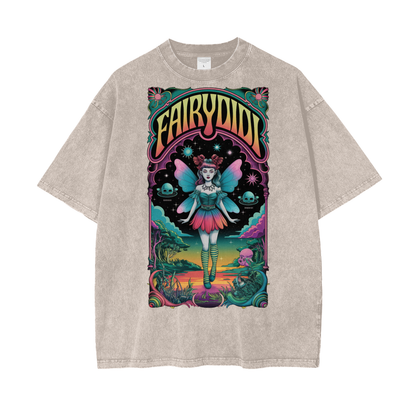 FairyDIDI Oversize Snow Washed T-Shirt