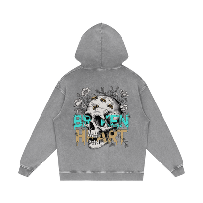 Aonaran 1 OFF Acid Wash Oversize Hoodie