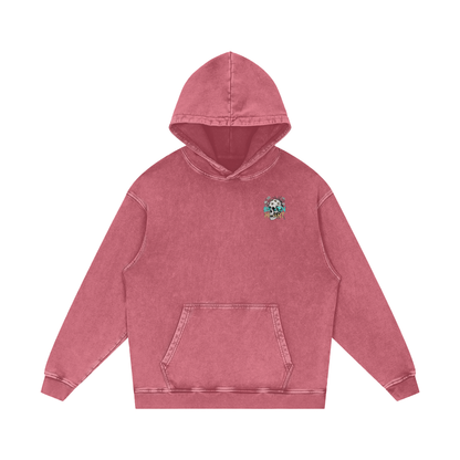 Aonaran 1 OFF Acid Wash Oversize Hoodie
