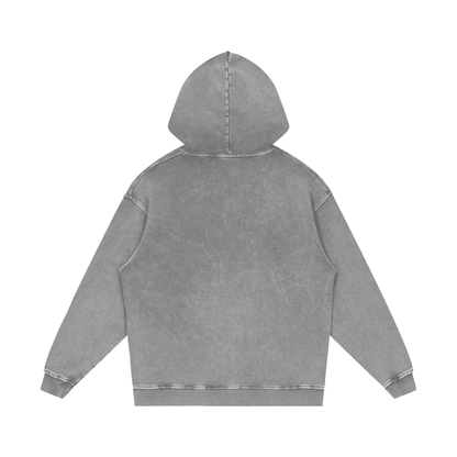 SaudiJae Acid Wash Oversize Hoodie
