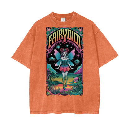 FairyDIDI Oversize Snow Washed T-Shirt